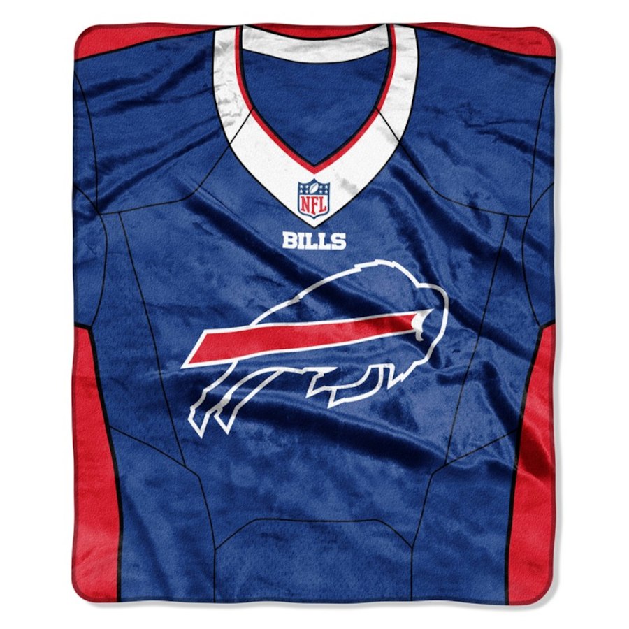 BUFFALO BILLS SIGNATURE 50"X60" RASCHEL THROW BLANKET