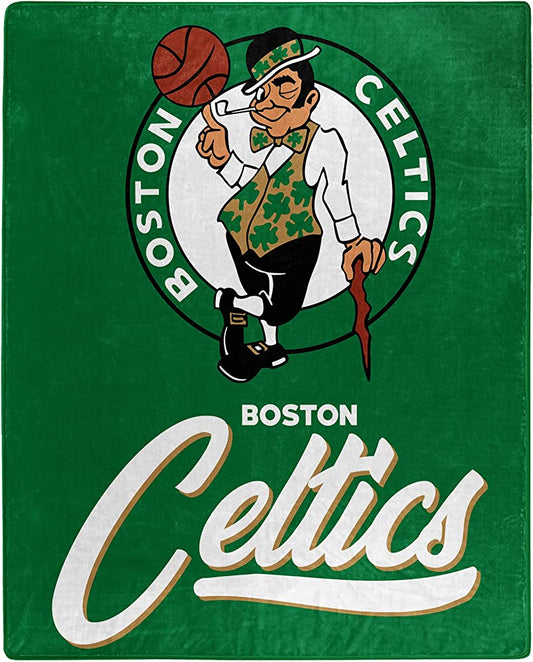 BOSTON CELTICS SIGNATURE 50"X60" RASCHEL THROW BLANKET