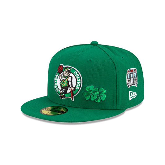 TRANSITO DE LA CIUDAD DE LOS CELTICS DE BOSTON 59FIFTY EQUIPADO