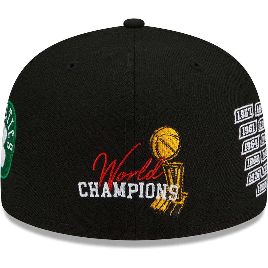 BOSTON CELTICS COUNT THE RINGS 59FIFTY FITTED