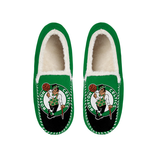 BOSTON CELTICS MEN'S COLOR BLOCK MOCCASINS