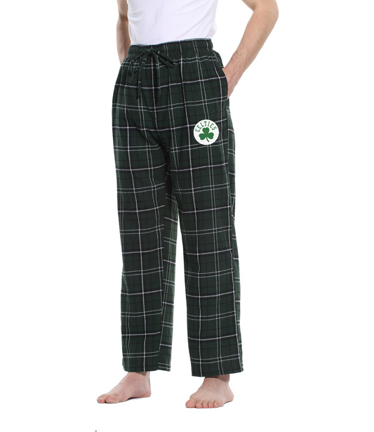 BOSTON CELTICS MEN'S TAKEAWAY FLANNEL PANTS