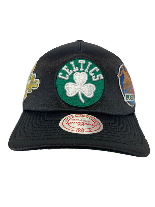 BOSTON CELTICS TEAM FINALS TRUCKER SNAPBACK