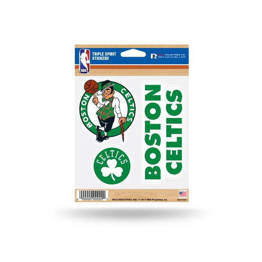 BOSTON CELTICS TRIPLE SPIRIT DECAL