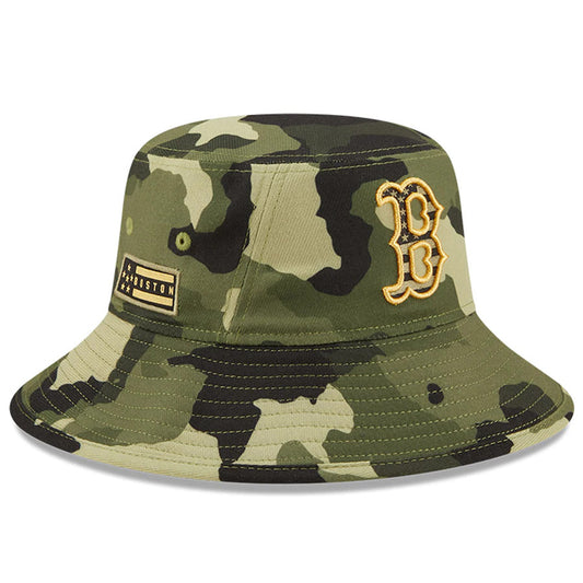 BOSTON RED SOX 2022 ARMED FORCES BUCKET HAT