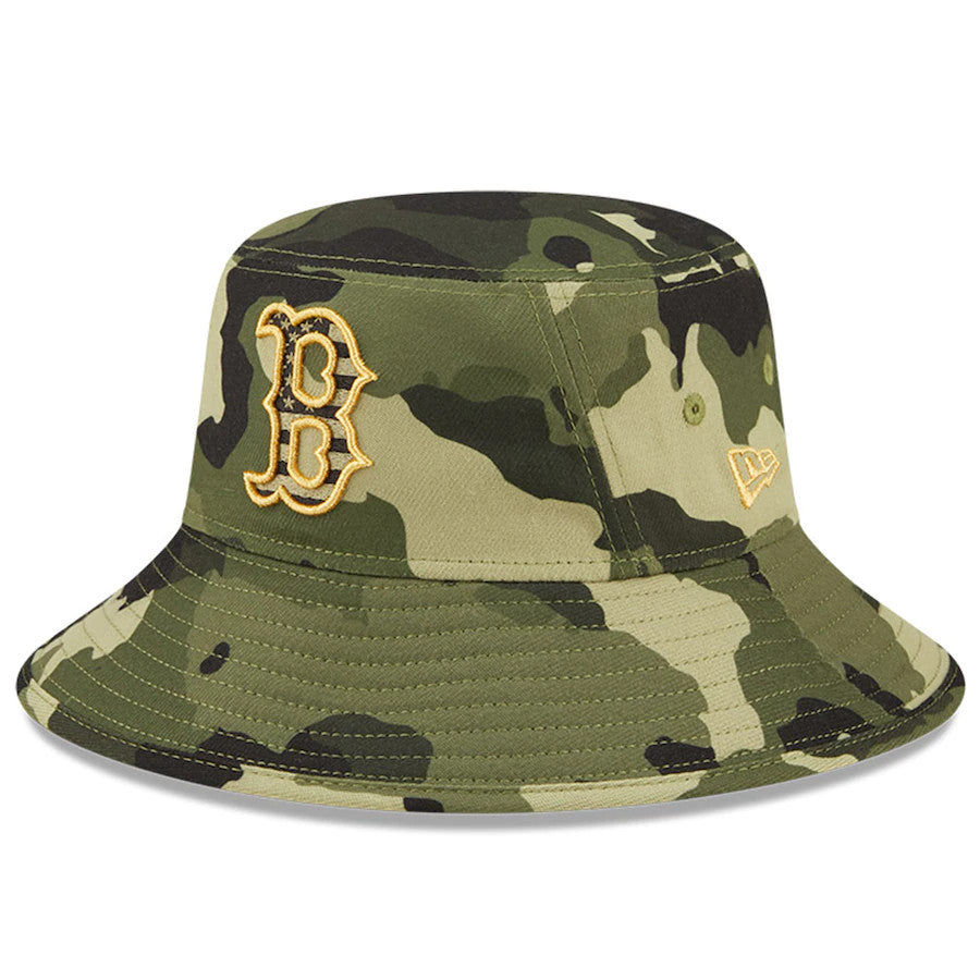 BOSTON RED SOX 2022 ARMED FORCES BUCKET HAT