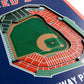 BOSTON RED SOX 3D STADIUM VIEW WOOD BANNER