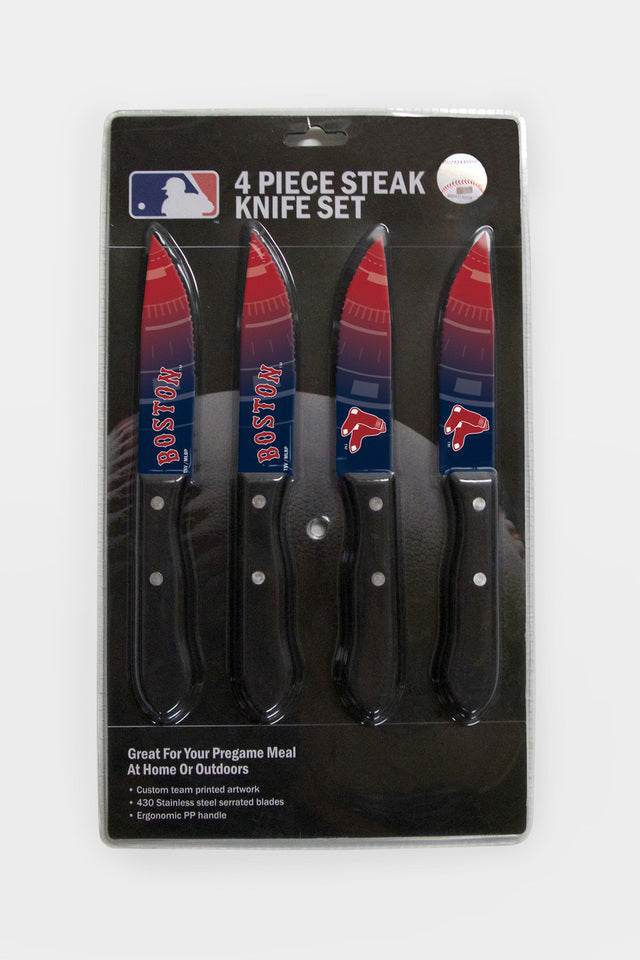 BOSTON RED SOX 4PK KNIFE SET