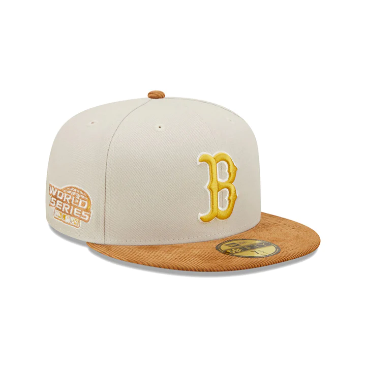 BOSTON RED SOX CORD VISOR 59FIFTY SOMBRERO AJUSTADO (ALA DE PANA)