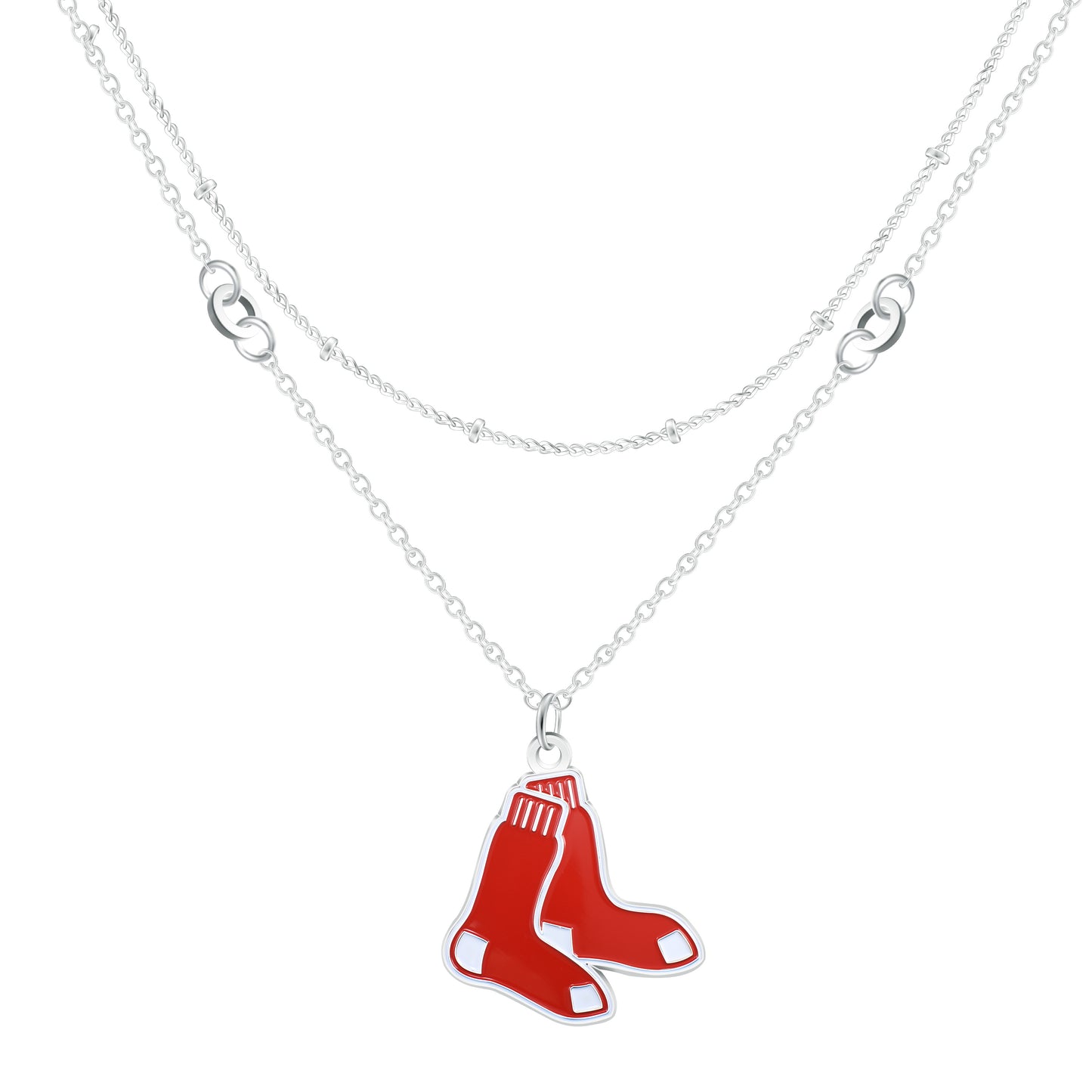 BOSTON RED SOX DUAL FANCY NECKLACE