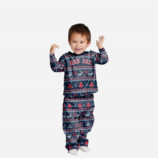 BOSTON RED SOX KIDS ALL OVER PRINT PAJAMAS