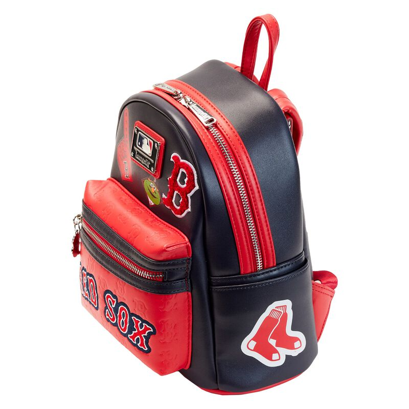 boston red sox leather backpack BOSTON RED SOX LOUNGEFLY MINI BACKPACK