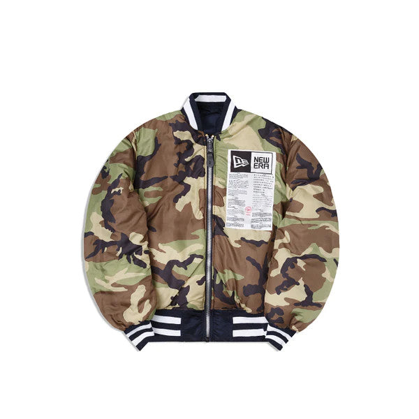 BOSTON RED SOX MEN'S ALPHA INDUSTRIES REVERSIBLE BOMBER JACKET