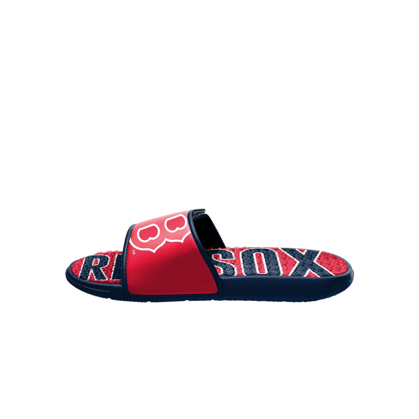 BOSTON RED SOX MEN'S BIG LOGO GEL SLIDE