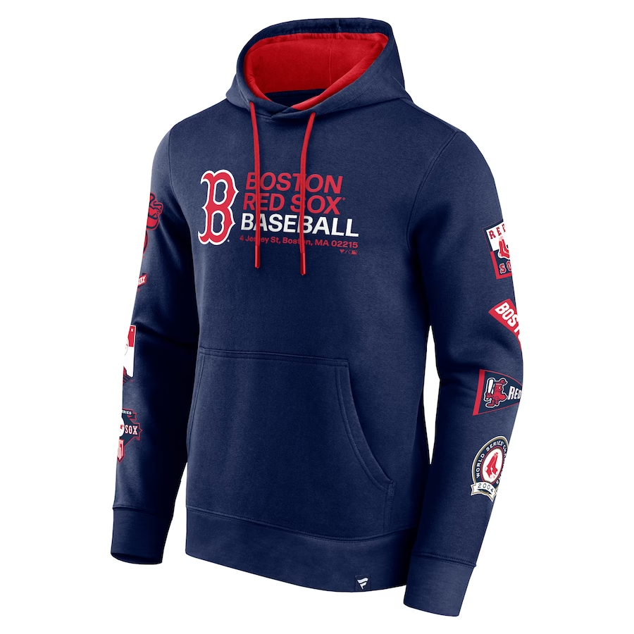 Fanatics Boston Red Sox Men's Extra Innings Pullover Hoodie Sweatshirt 23 / XL