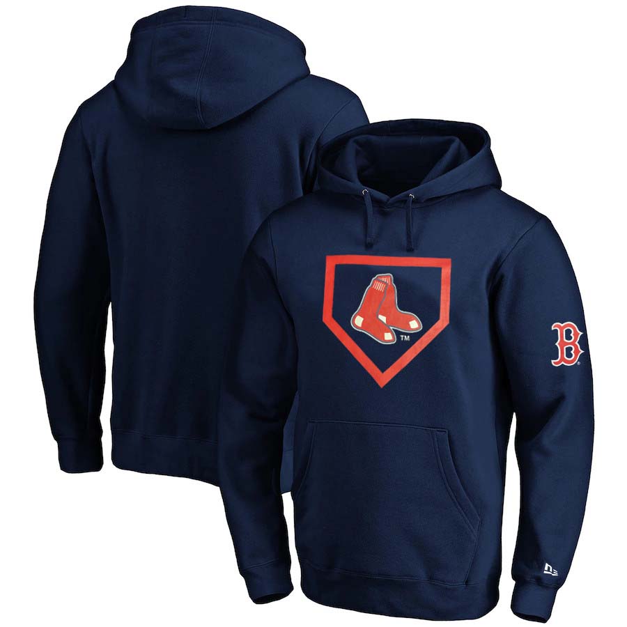 BOSTON RED SOX MEN'S HOMEPLATE HOODIE SWEATSHIRT