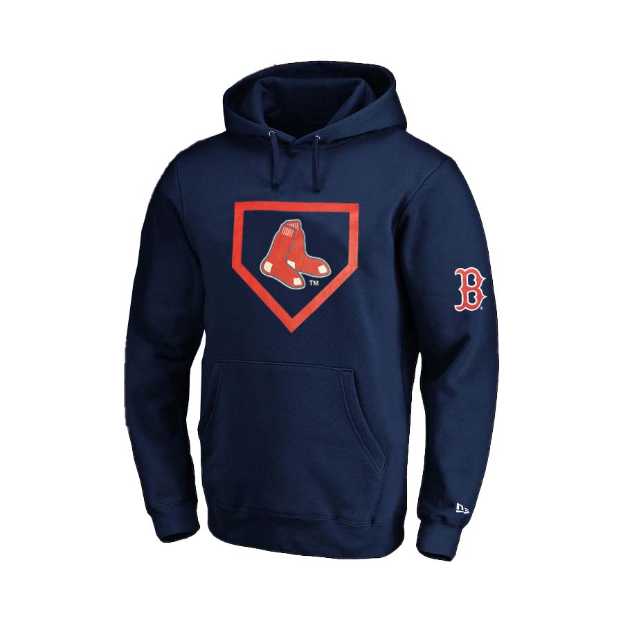 BOSTON RED SOX MEN'S HOMEPLATE HOODIE SWEATSHIRT
