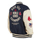 CHAQUETA BOMBER REVERSIBLE DEL EQUIPO ALPHA INDUSTRIES DE LA NUEVA ERA DE LOS BOSTON RED SOX