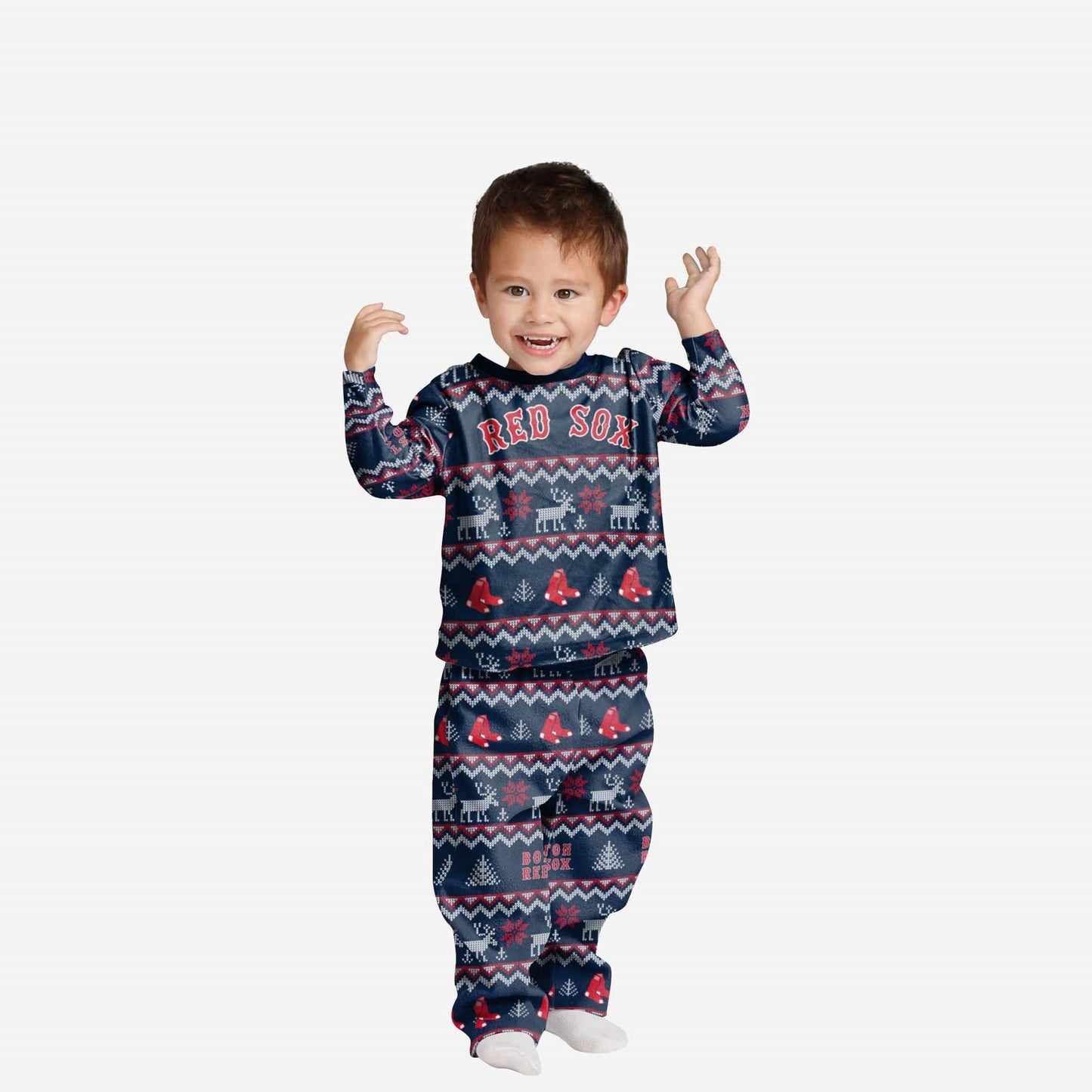 BOSTON RED SOX TODDLER ALL OVER PRINT PAJAMAS