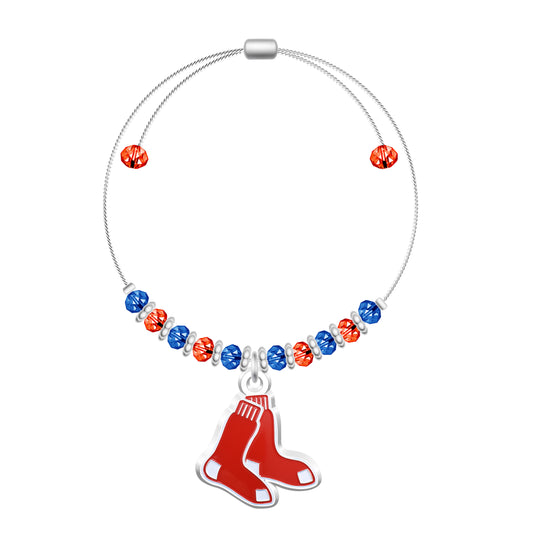 BOSTON RED SOX TWO TONE TOGGLE BRACLET
