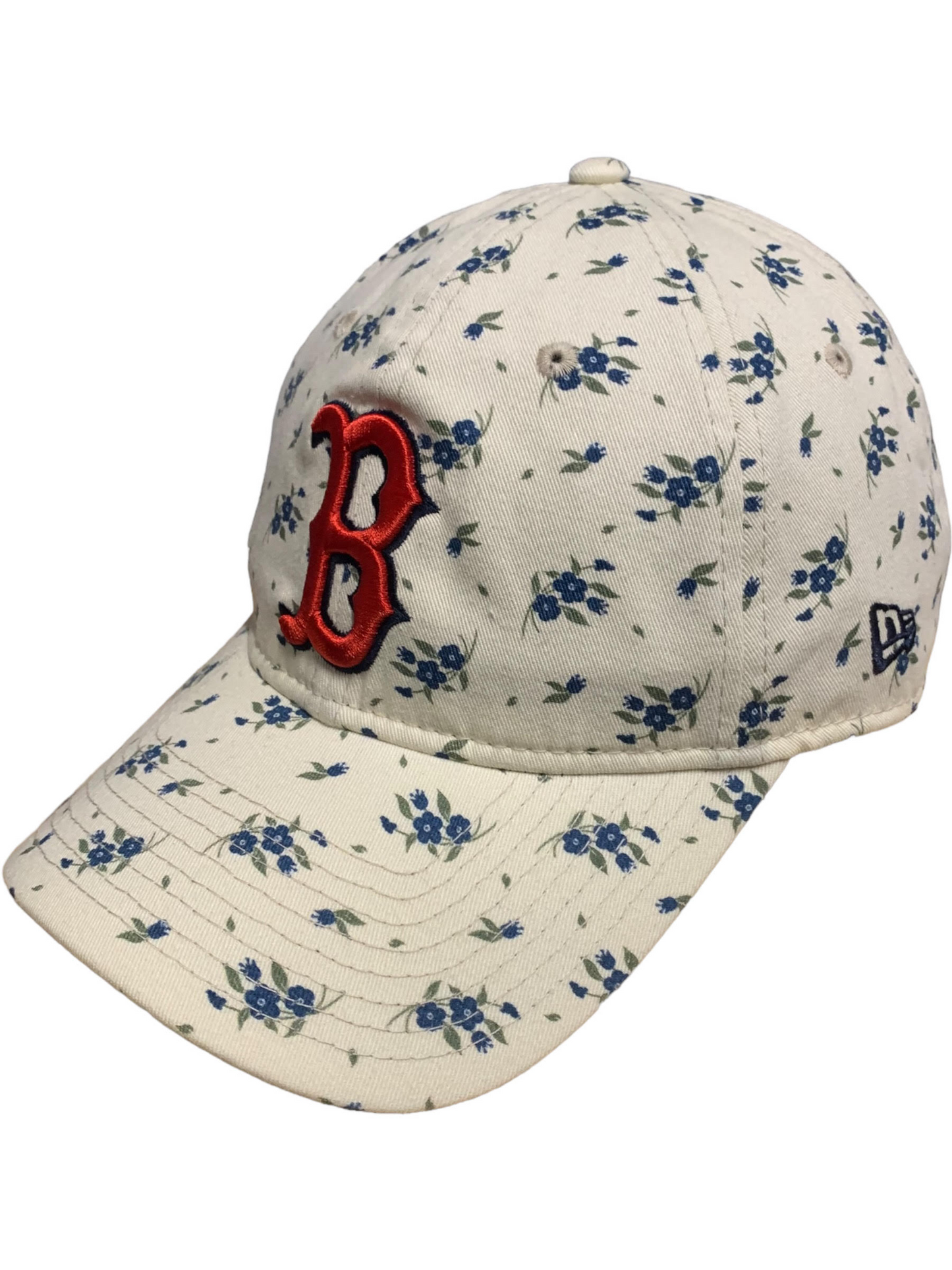 BOSTON RED SOX WOMEN'S BLOOM 9TWENTY ADJUSTABLE HAT