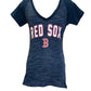 BOSTON RED SOX WOMEN'S FOIL BORDER NAME TEE