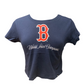 BOSTON RED SOX WOMEN'S HISTORIC CHAMPS CROP TOP