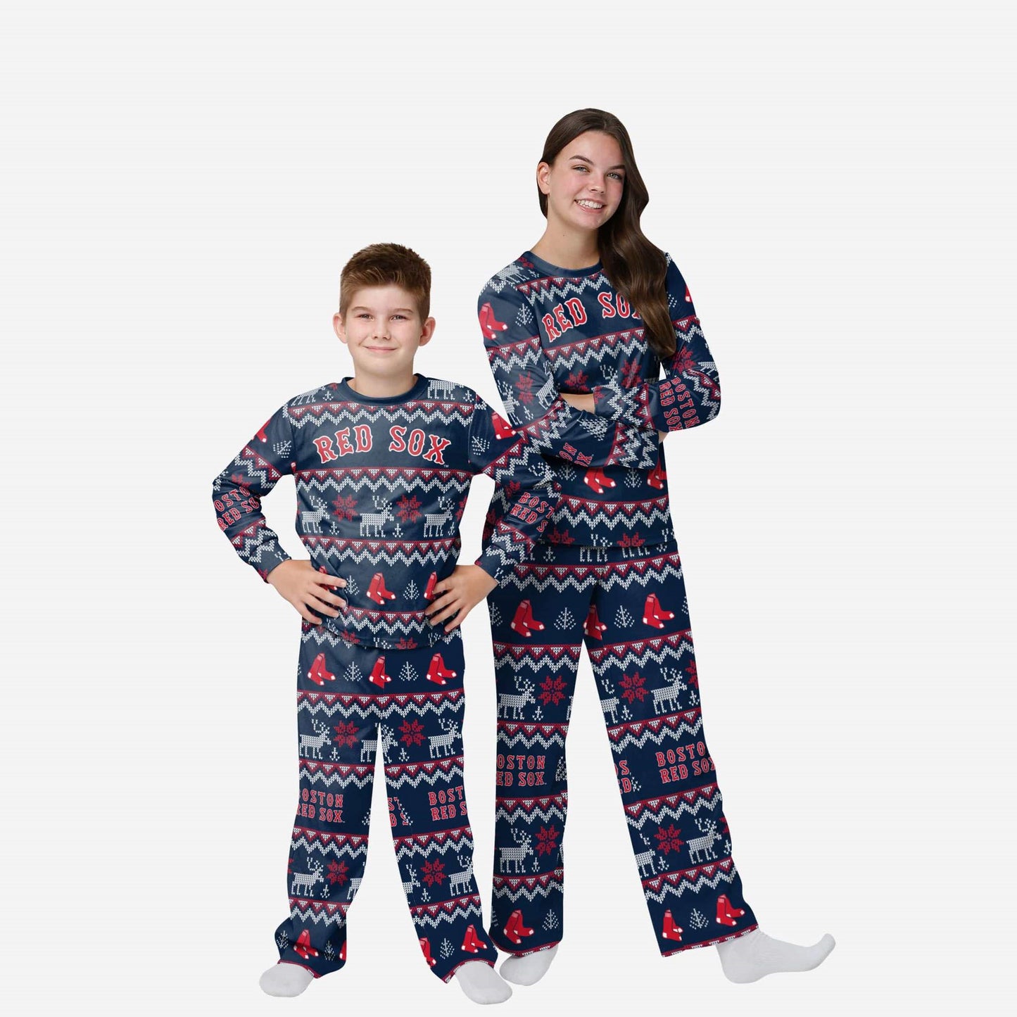 BOSTON RED SOX YOUTH ALL OVER PRINT PAJAMAS