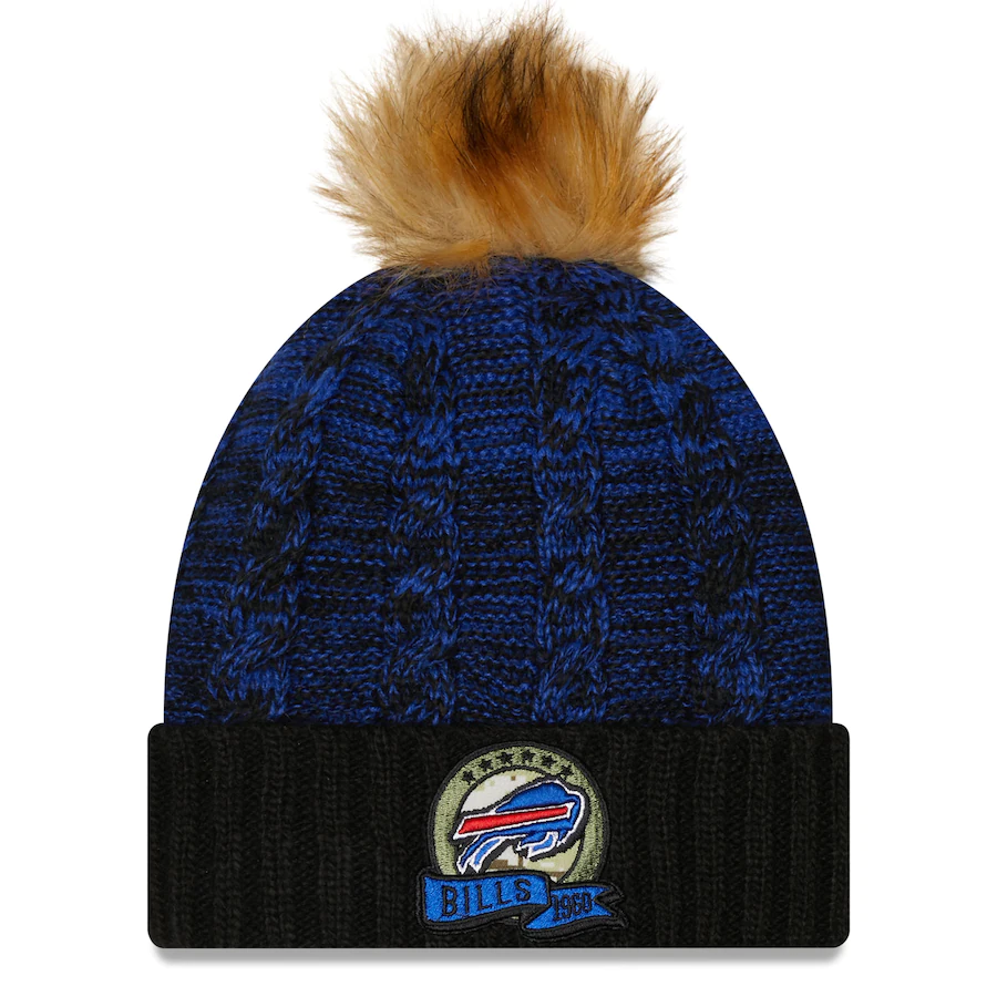 BUFFALO BILLS 2022 WOMEN'S SALUTE TO SERVICE KNIT BEANIE 