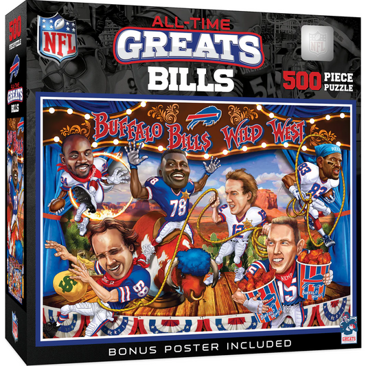 BUFFALO BILLS ALL TIME GREATS 500 PIECE JIGSAW PUZZLE