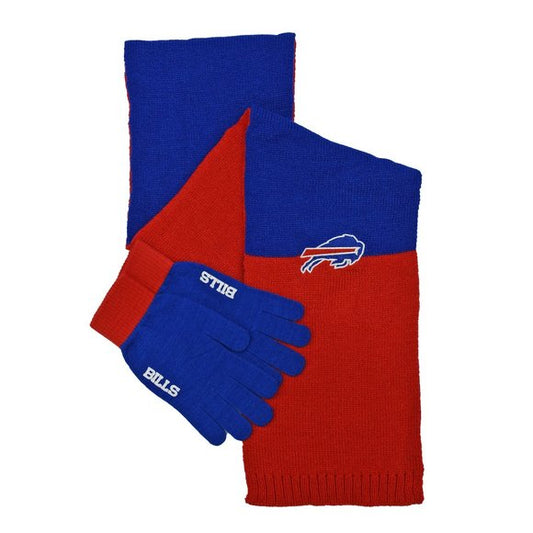 BUFFALO BILLS COLORBLOCK SCARF SET