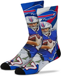 BUFFALO BILLS CALCETINES JOSH ALLEN PLAYER RAYAS UNISEX 