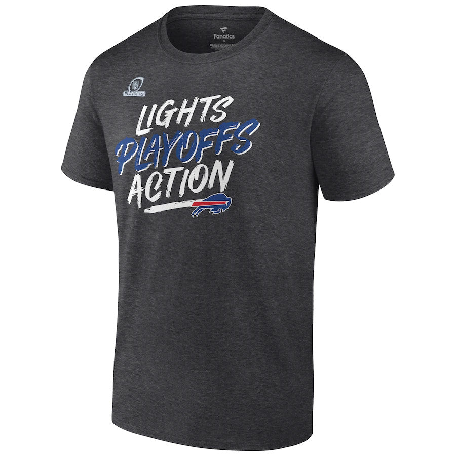 BUFFALO BILLS MEN'S 2021 PLAYOFF BOUND LIGHTS ACTION T-SHIRT
