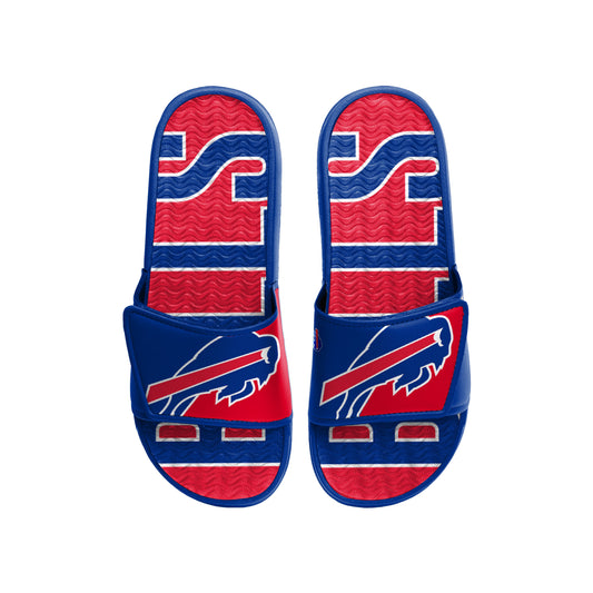 BUFFALO BILLS MEN'S BIG LOGO GEL SLIDE