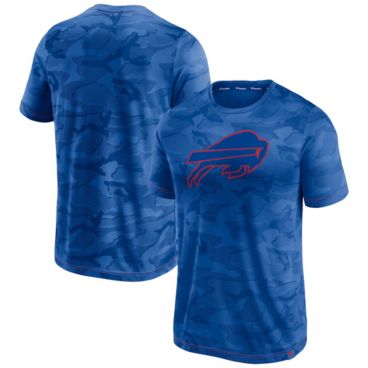 BUFFALO BILLS MEN'S PRIMARY CAMO JACQUARD TEE