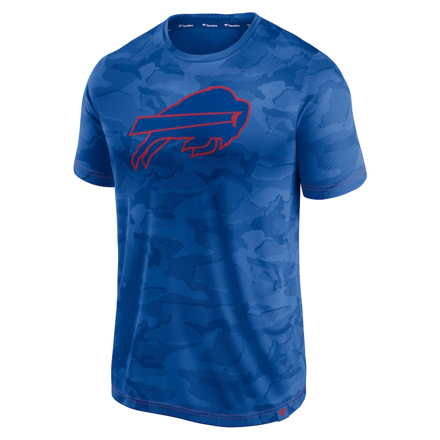 BUFFALO BILLS MEN'S PRIMARY CAMO JACQUARD TEE