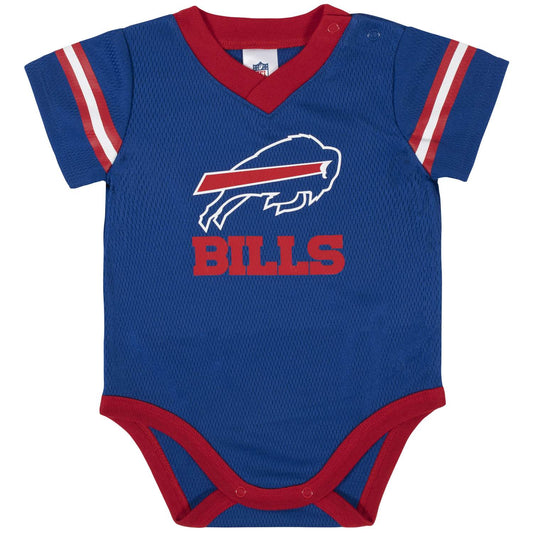 BUFFALO BILLS NEWBORN DAZZLE BODYSUIT