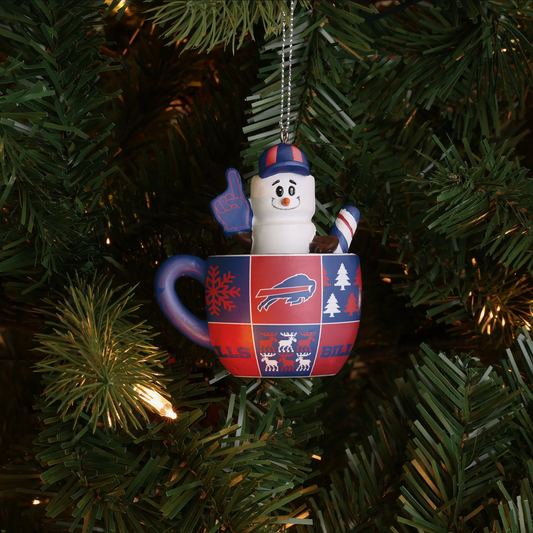 BUFFALO BILLS SMORES MUG CHRISTMAS ORNAMENT