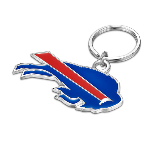 LLAVERO CON LOGO DEL EQUIPO BUFFALO BILLS