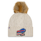 BUFFALO BILLS WOMEN'S 2022 SIDELINE CUFFED KNIT - CREAM