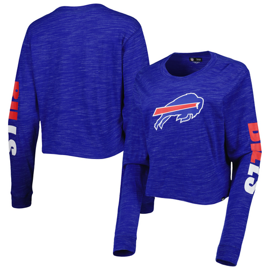 CAMISETA DE MANGA LARGA PARA MUJER BUFFALO BILLS SPACE DYE