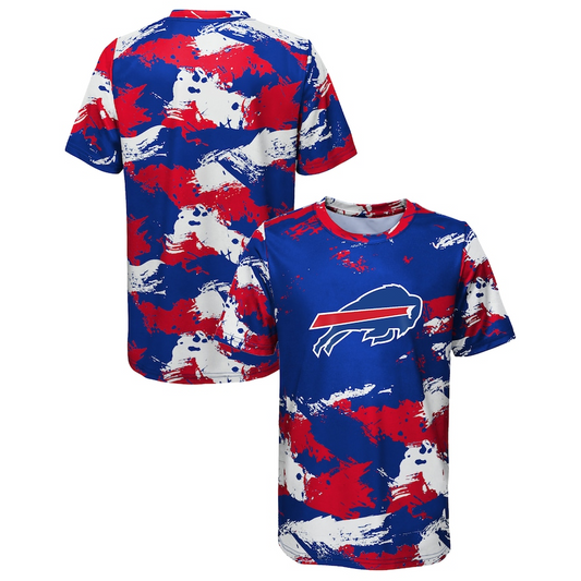 BUFFALO BILLS YOUTH CROSS PATTERN T-SHIRT