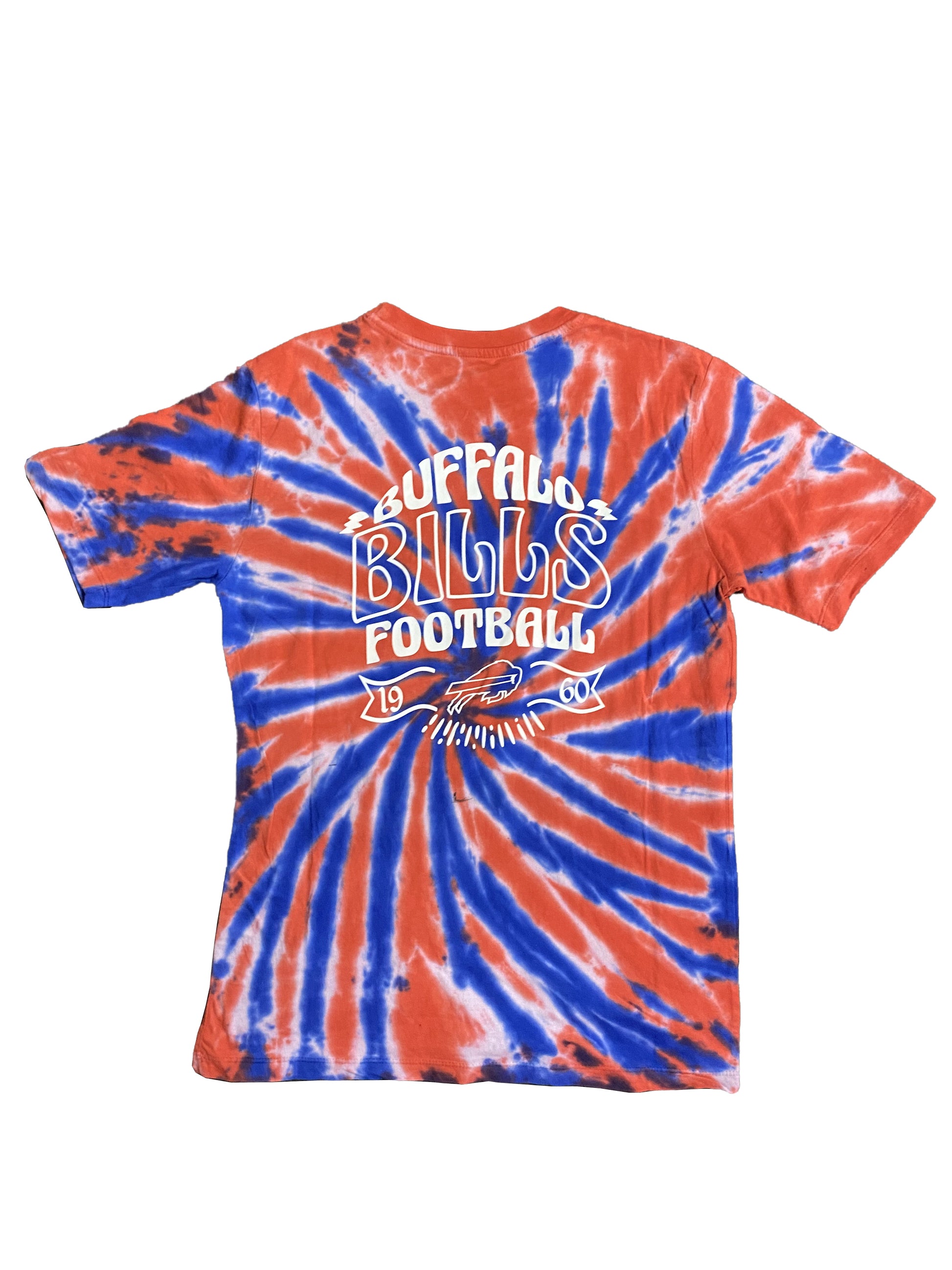 Outerstuff Buffalo Bills Youth Pennant Tie Dye T-Shirt 21 / S