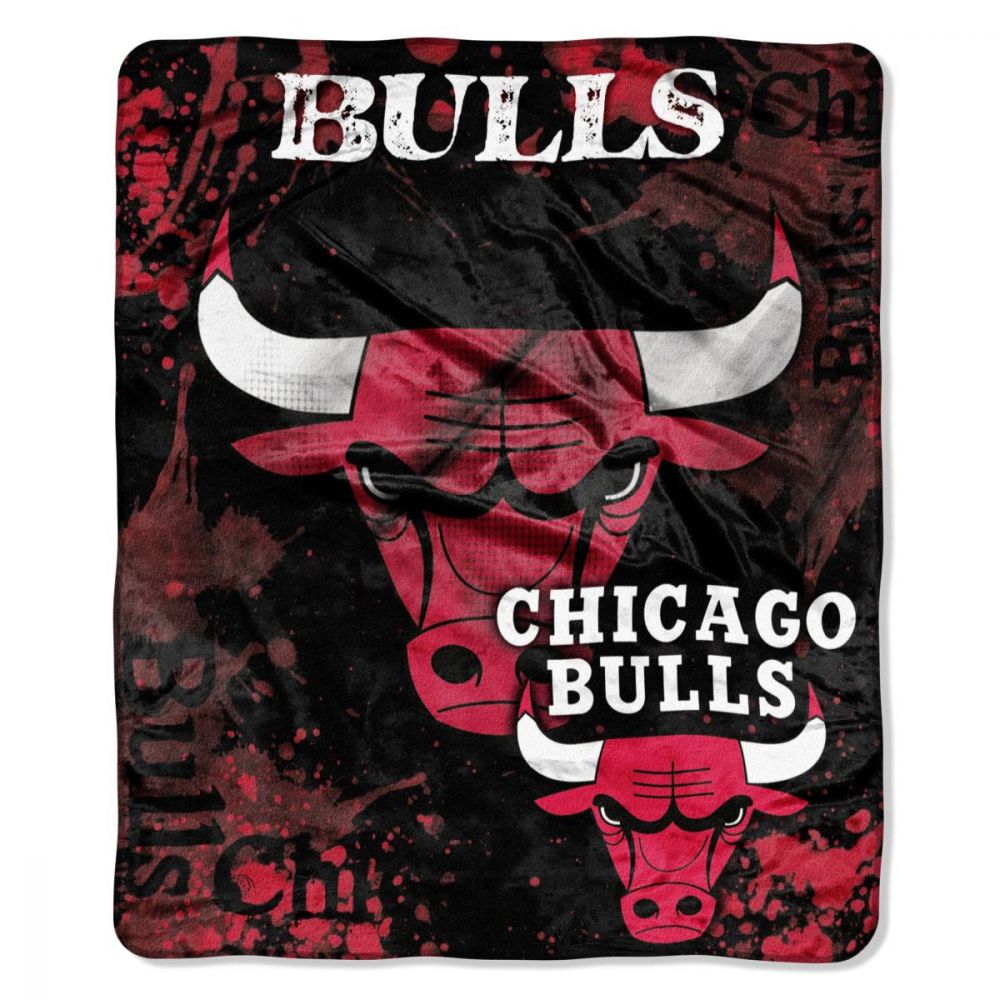 CHICAGO BULLS SIGNATURE 50"X60" RASCHEL THROW BLANKET