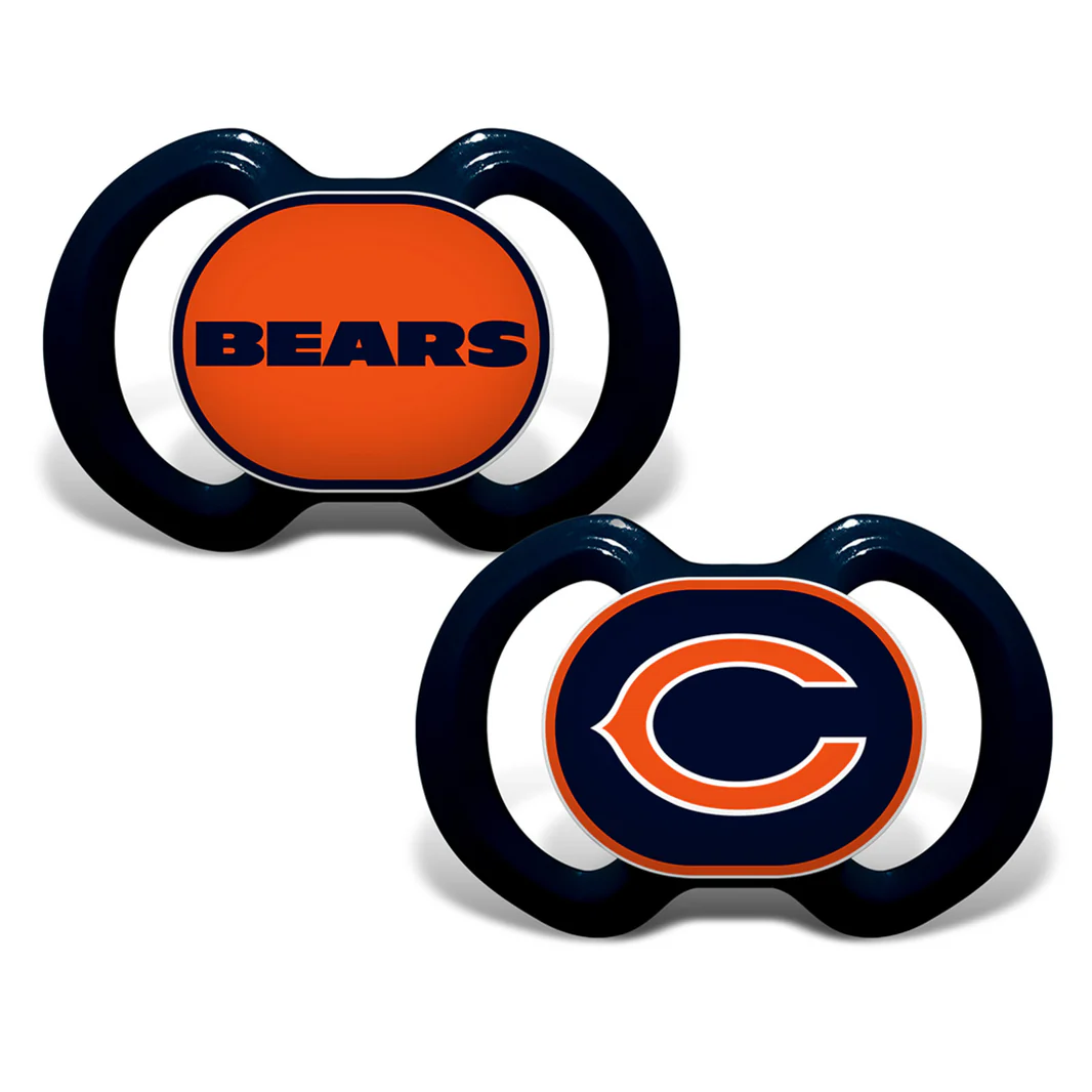 CHICAGO BEARS 2-PACK PACIFIERS