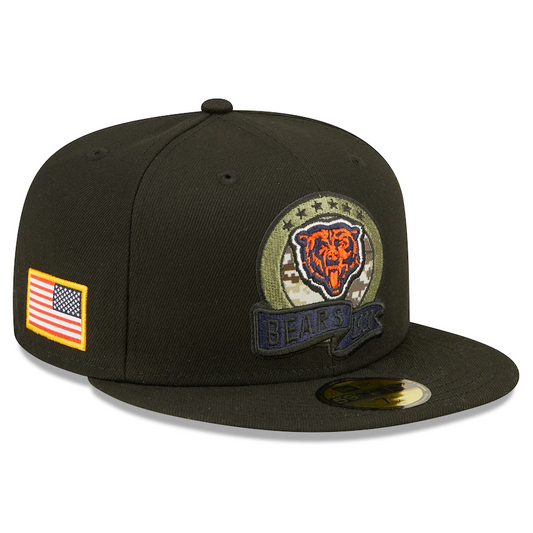 CHICAGO BEARS 2022 SALUTE TO SERVICE 59FIFTY FITTED HAT