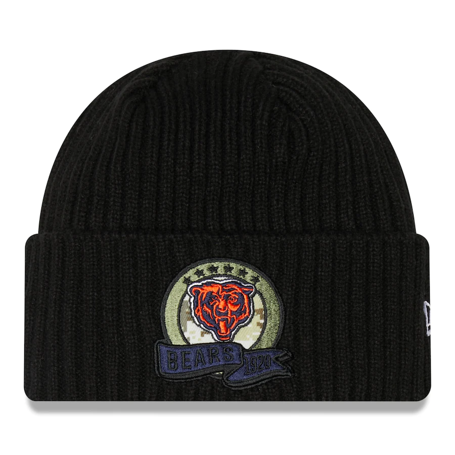 CHICAGO BEARS 2022 GORRO DE PUNTO SALUDO AL SERVICIO