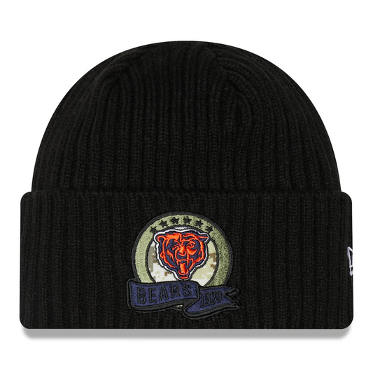 CHICAGO BEARS 2022 GORRO DE PUNTO SALUDO AL SERVICIO