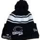 CHICAGO BEARS 2022 SIDELINE SPORT CUFFED POM KNIT -BLACK/WHITE