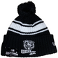 CHICAGO BEARS 2022 SIDELINE SPORT CUFFED POM KNIT -BLACK/WHITE